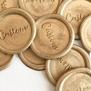 Custom Design Initials - Self-Adhesive Custom Wax Seals