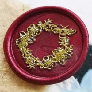 Garden Wreath - Self-Adhesive Wax Seals