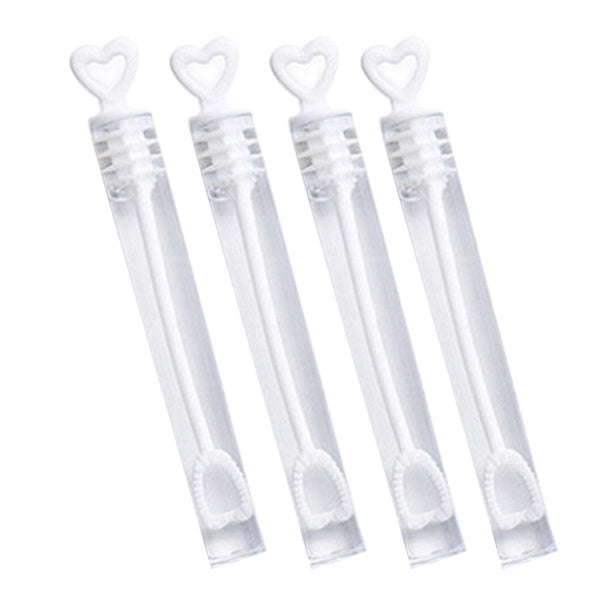 Wedding Bubbles -  Heart Top Wands - 24 pieces