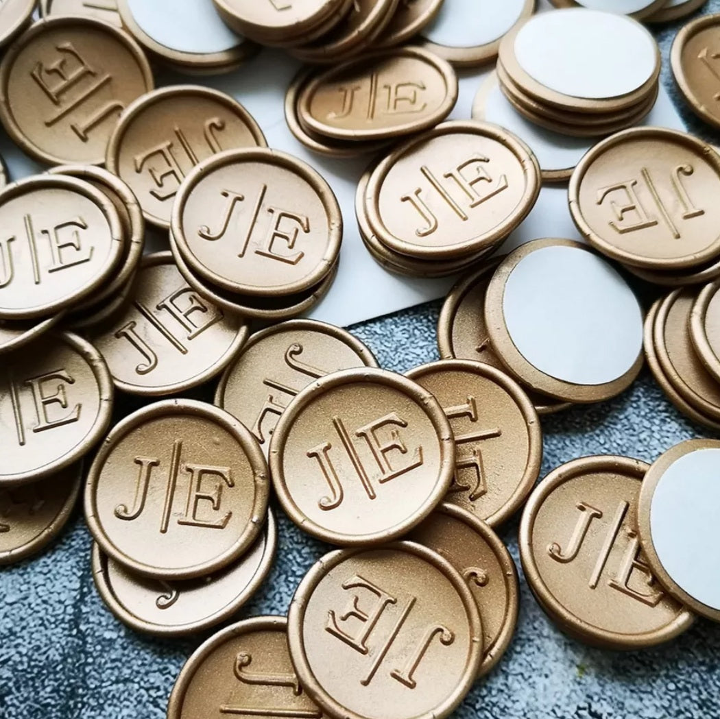 Initials - Self-Adhesive Custom Wax Seals