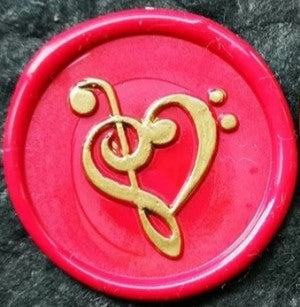 Love Music - Self-Adhesive Wax Seals