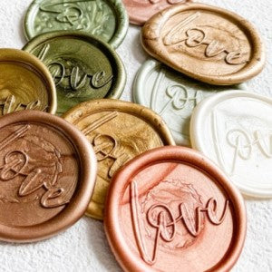 Love - Self-Adhesive Wax Seals