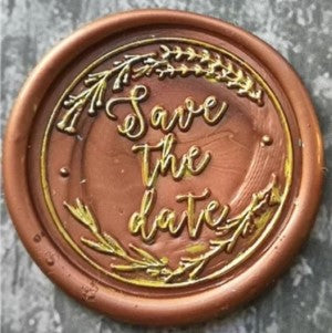 Save the Date Wreath - Self-Adhesive Wax Seals